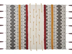 Decke Baumwolle Mehrfarbig 130 X 180 Cm Orientalisches Muster Ambala