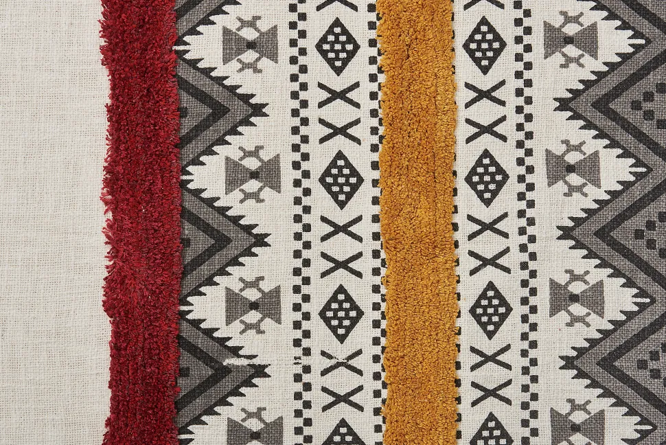 Decke Baumwolle Mehrfarbig 130 X 180 Cm Orientalisches Muster Ambala