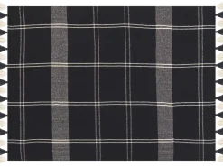 Decke Baumwolle Schwarz 130 X 170 Cm Kulac