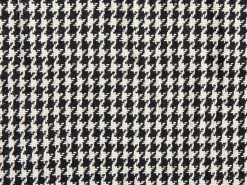 Decke Baumwolle Schwarz / Weis 125 X 150 Cm Kariertes Muster Damek
