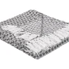 Decke Baumwolle Schwarz / Weis 130 X 160 Cm Kiraman