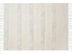 Decke Baumwolle Weis 130 X 180 Cm Orientalisches Muster Raebareli