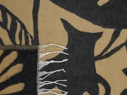 Decke Beige / Schwarz 130 X 170 Cm Kudiya