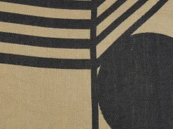 Decke Beige / Schwarz 130 X 170 Cm Thaprek