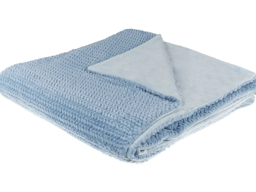 Decke Blau 200 X 220 Cm Bjas