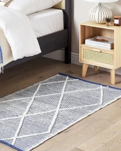 Decke Blau 130 X 170 Cm Kihun