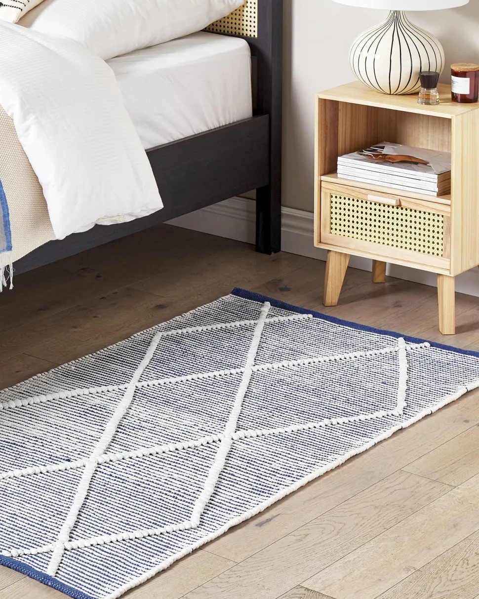 Decke Blau 130 X 170 Cm Kihun