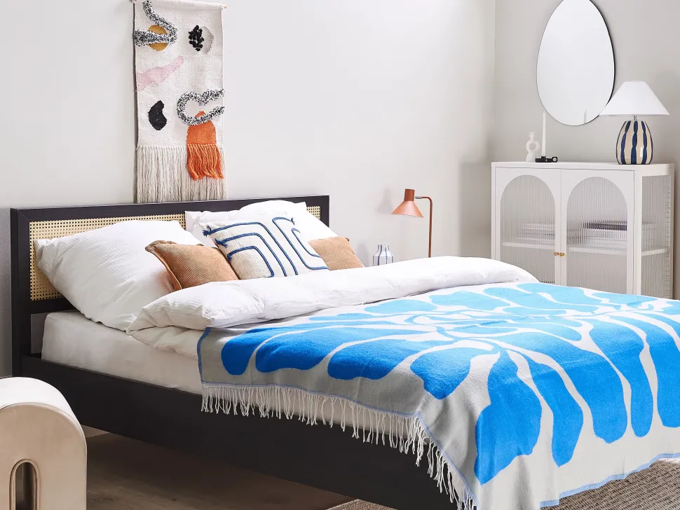 Decke Blau 130 X 170 Cm Kihun
