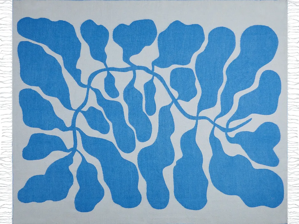 Decke Blau 130 X 170 Cm Kihun