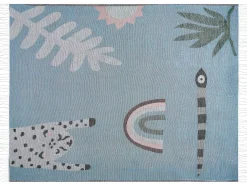 Decke Blau Tiermotiv 130 X 170 Cm Limgha