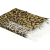 Decke Braun / Schwarz Leopardenmuster 130 X 170 Cm Jamune