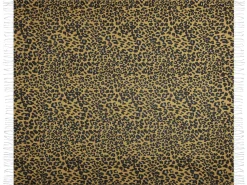 Decke Braun / Schwarz Leopardenmuster 130 X 170 Cm Jamune