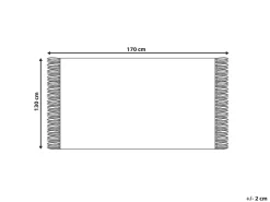 Decke Braun / Schwarz Leopardenmuster 130 X 170 Cm Jamune