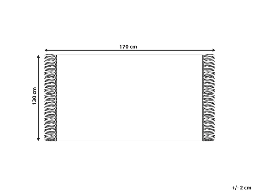 Decke Braun / Schwarz Leopardenmuster 130 X 170 Cm Jamune