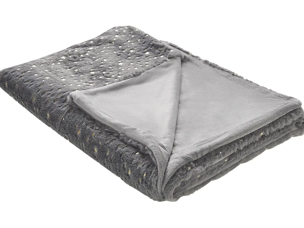 Decke Grau 130 X 180 Cm Alazeya