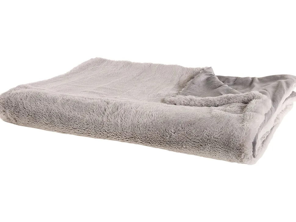 Decke Grau 200 X 220 Cm Zweiseitig Chaab