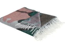 Decke Mehrfarbig Florales Motiv 130 X 170 Cm Somani