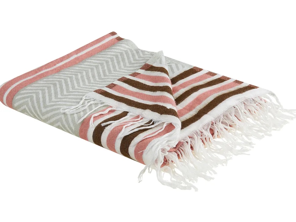 Decke Rosa / Beige 130 X 170 Cm Magar