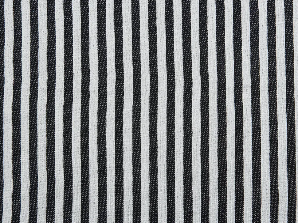 Decke Schwarz / Weis Gestreift 130 X 170 Cm Sunwal