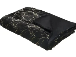 Decke Schwarz 130 X 180 Cm Godavari