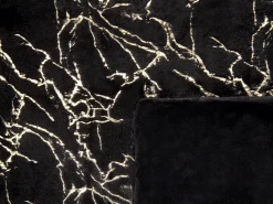 Decke Schwarz 130 X 180 Cm Godavari