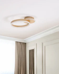 Deckenleuchte Led Gold 3-Flammig Glyde