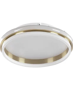 Deckenleuchte Led Weis / Gold 64 Cm Taping