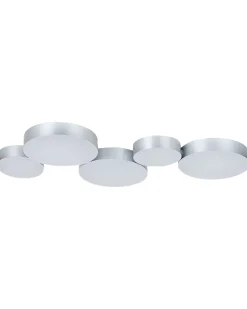 Deckenleuchte Silber 5-Flammig Luga