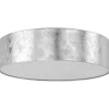 Deckenleuchte Silber 3-Flammig Trommelform Rena