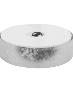 Deckenleuchte Silber 3-Flammig Trommelform Rena