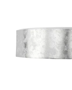 Deckenleuchte Silber 3-Flammig Trommelform Rena