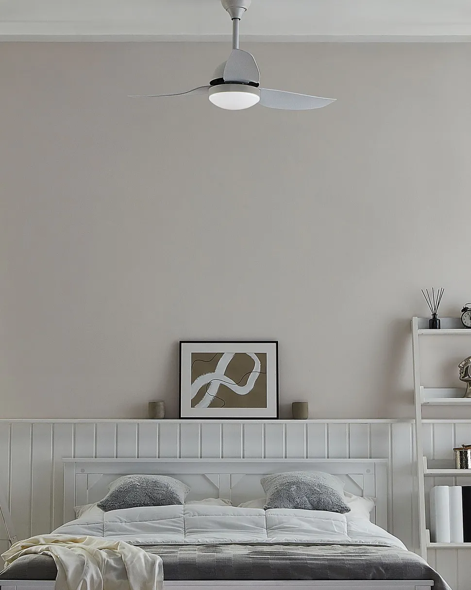 Deckenventilator Mit Licht Weis Toplica