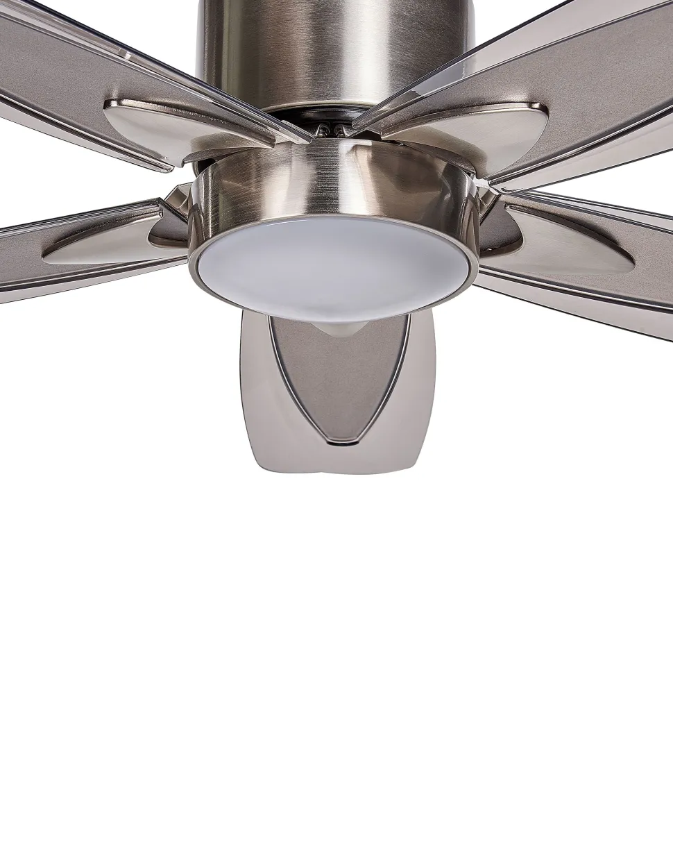 Deckenventilator Mit Licht Silber Coyote