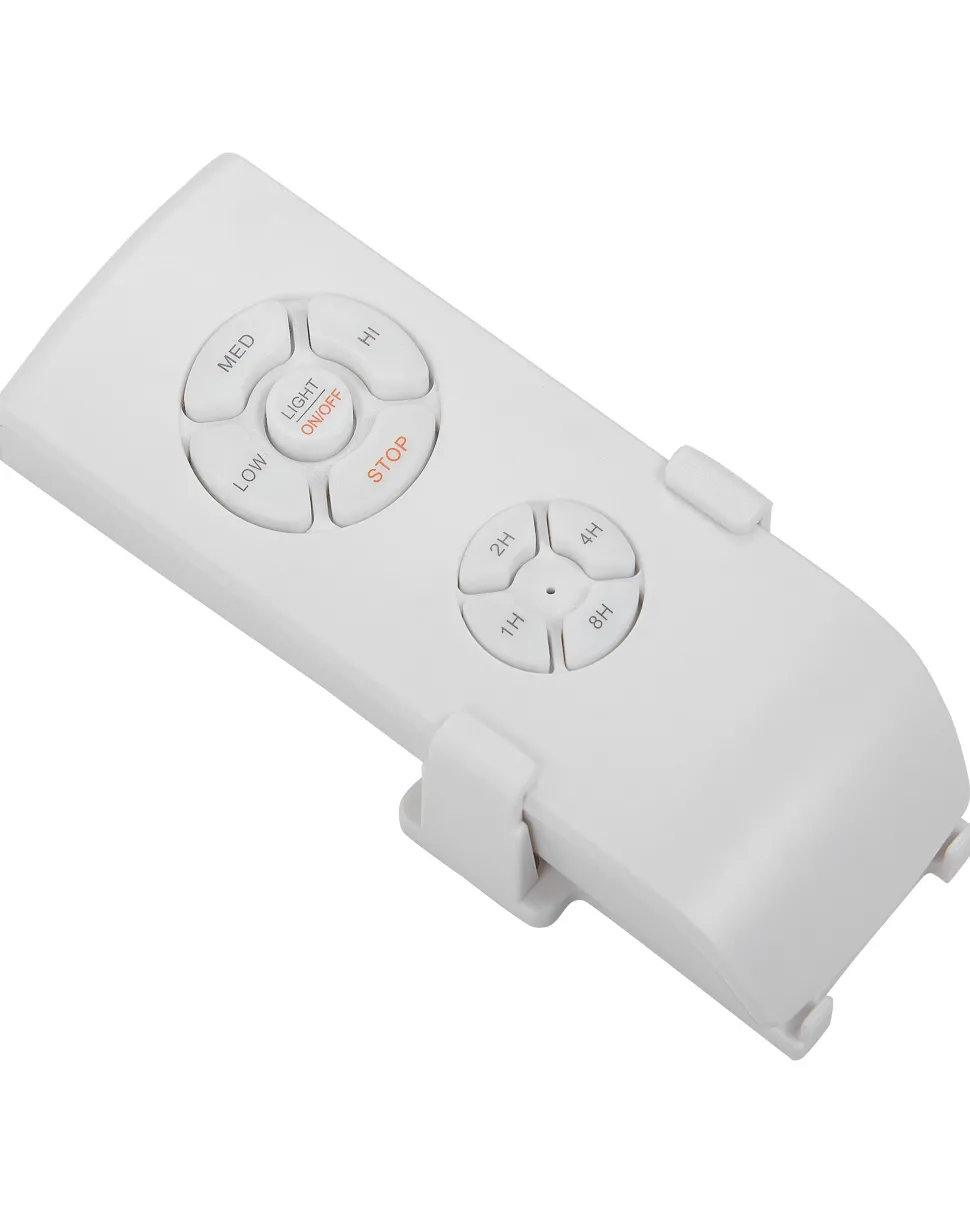Deckenventilator Mit Licht Und Timerfunktion Silber Mlava