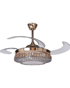 Deckenventilator Mit Licht Gold Ashley