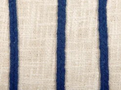 Dekokissen Abstrakt Muster Baumwolle Beige/Dunkelblau 45 X 45 Cm 2Er Set Pleione