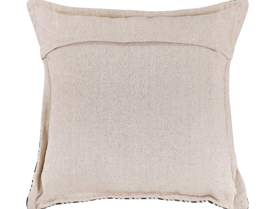 Dekokissen Abstraktes Muster Beige / Schwarz 45 X 45 Cm 2Er Set Hentepe