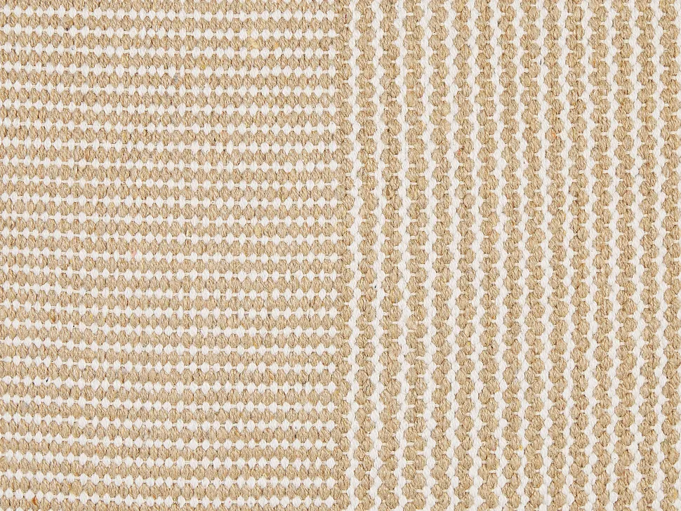 Dekokissen Baumwolle Beige Mit Quasten 45 X 45 Cm Aralia