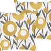 Dekokissen Baumwolle Blumenmotiv Mehrfarbig 45 X 45 Cm 2Er Set Shallot