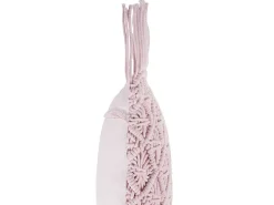 Dekokissen Baumwolle Rosa Makramee 40 X 40 Cm 2Er Set Yaniklar