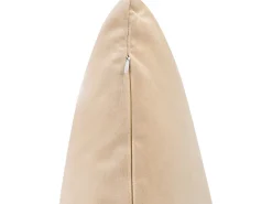 Dekokissen Bienenmuster Samtstoff Beige Bestickt 45 X 45 Cm 2Er Set Talinum