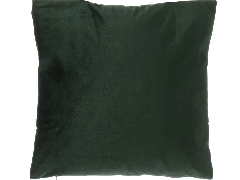 Dekokissen Blatt Samtstoff Dunkelgrun 45 X 45 Cm 2Er Set Fern