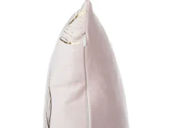 Dekokissen Blatter Samtstoff Rosa 45 X 45 Cm 2Er Set Freesia
