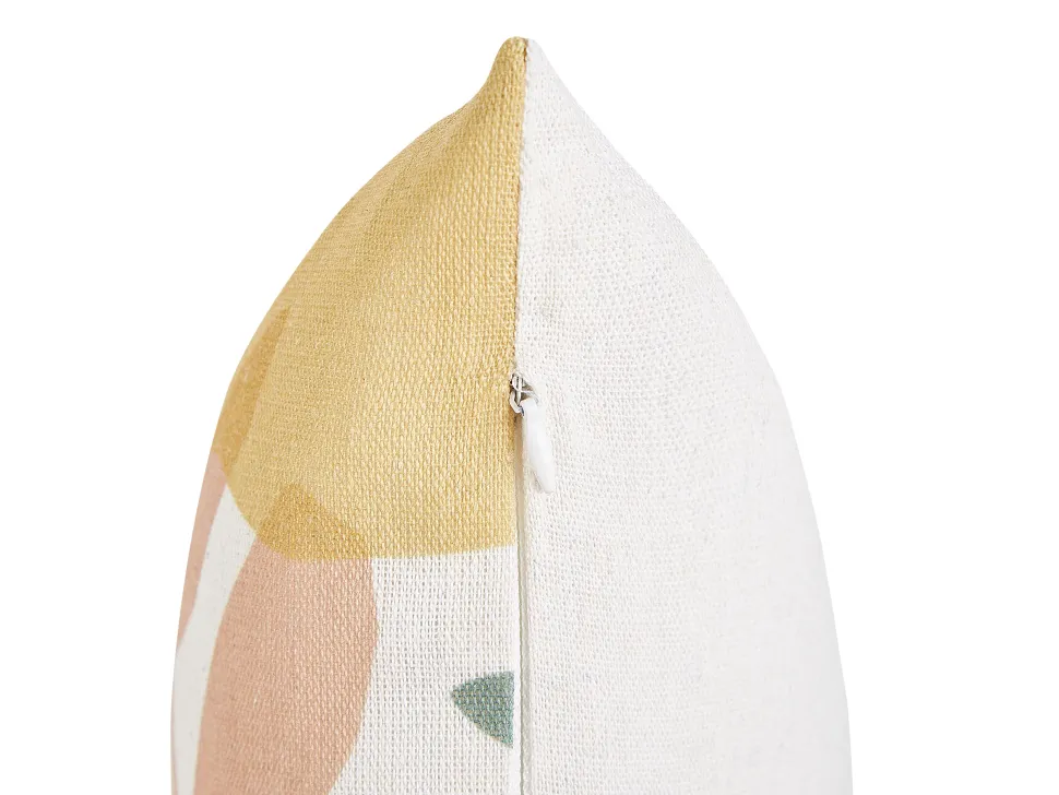 Dekokissen Blattermotiv Bunt 45 X 45 Cm 2Er Set Ilex