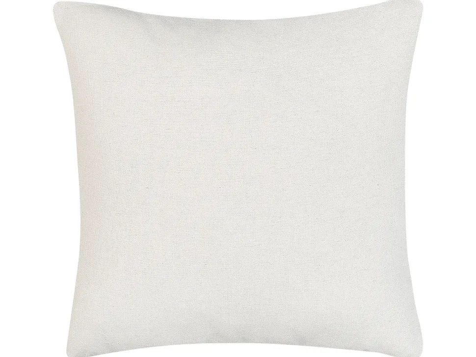Dekokissen Blattermotiv Beige / Schwarz 45 X 45 Cm 2Er Set Wakad