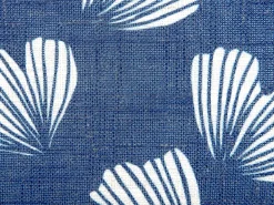 Dekokissen Blattermotiv Dunkelblau / Weis 45 X 45 Cm 2Er Set Dandelion
