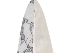 Dekokissen Blumenmotiv Grau / Weis 45 X 45 Cm 2Er Set Sophora