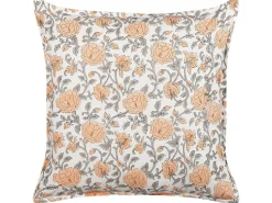 Dekokissen Blumenmuster Baumwolle Mehrfarbig 45 X 45 Cm 2Er Set Meadia