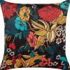 Dekokissen Blumenmuster Samtstoff Mehrfarbig 45 X 45 Cm Protea
