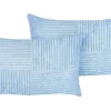 Dekokissen Cord Blau 47 X 27 Cm 2Er Set Millet